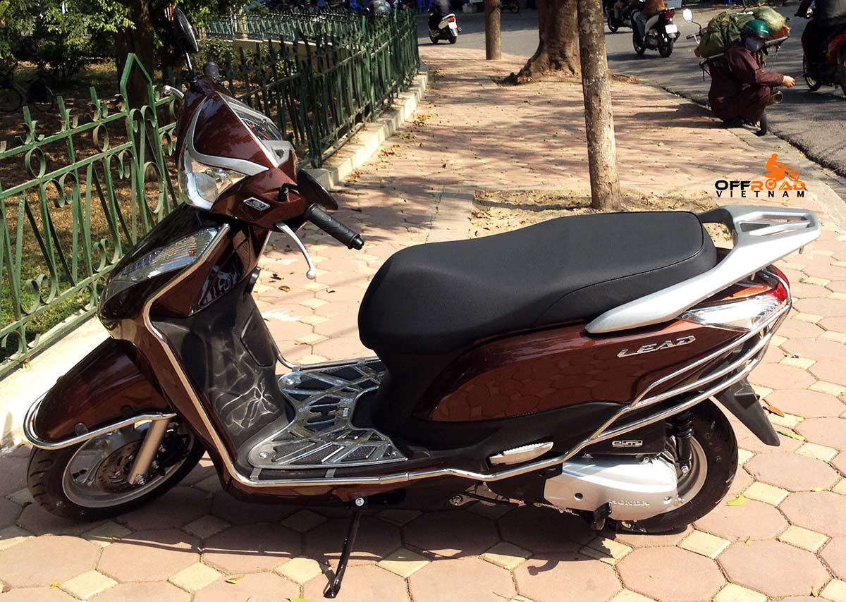 Vietnam Motorbike Hanoi Tours - Motorbike Rentals. Honda automatic scooter Lead 125cc 2014 series motorbike rentals in Hanoi.