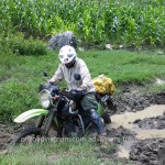Mai Chau dirt road motorbike touring